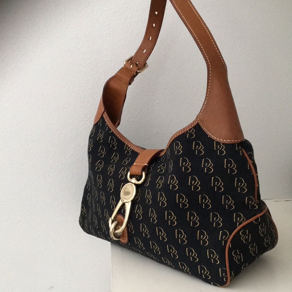 Dooney & Bourke monogram Logo Lock hobo / shoulder Bag